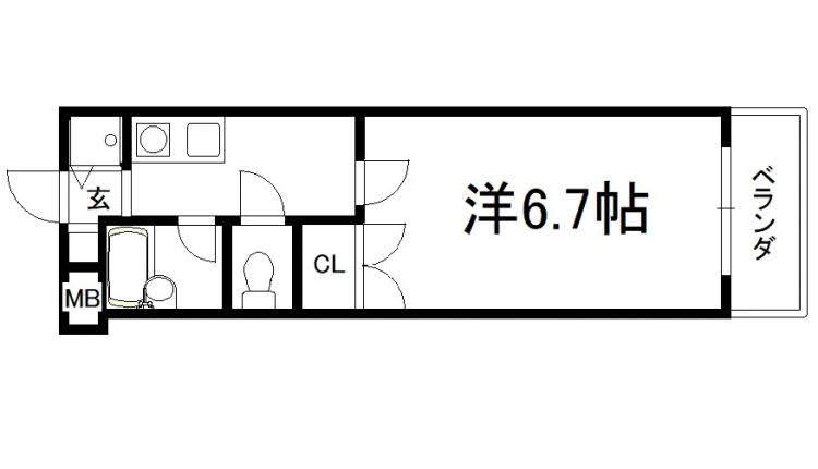 ハーベストコート二条の間取り|【代表的な間取です】
