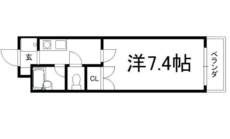 ハーベストコート二条の間取り|【代表的な間取です】