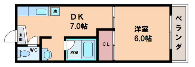 【間取り】 | リバーハイツコーチⅡ