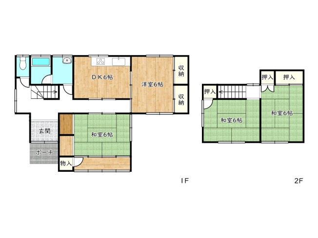 【間取り】 | 姫路市香寺町岩部／中古戸建