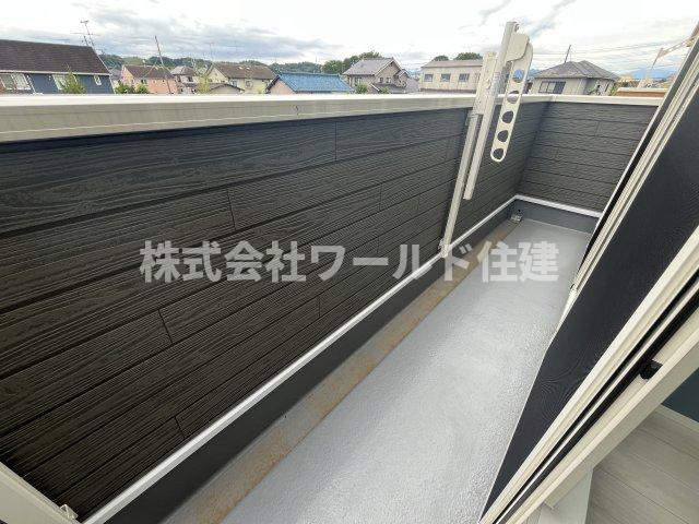 あきる野市小川のバルコニー