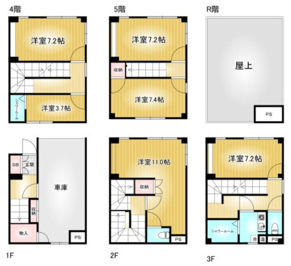 【間取り】 | T-FOREST.KAKUOZAN（ティーフォレスト カクオウザン）【　店舗系おすすめ　】