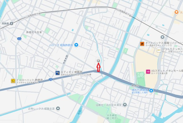 ネオハイツ姫路アメティ228　11階の地図