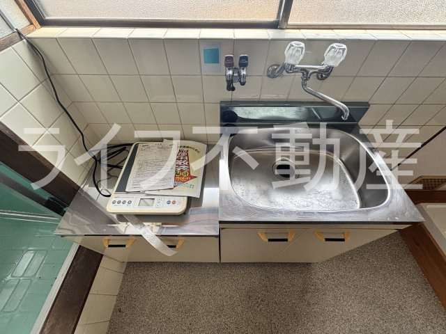 司ハウスの洗面所|スペースが確保できる洗面所です