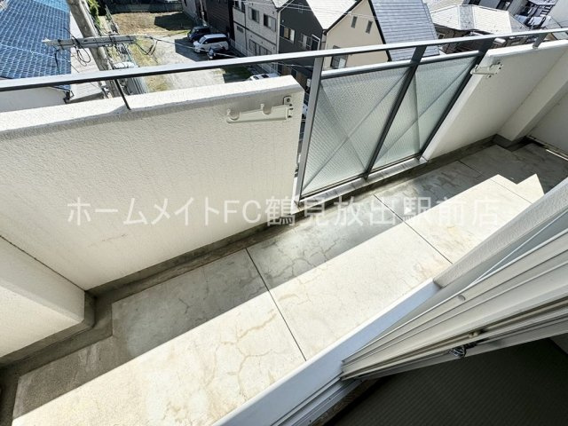 東大阪市楠根３丁目の賃貸マンションのバルコニー