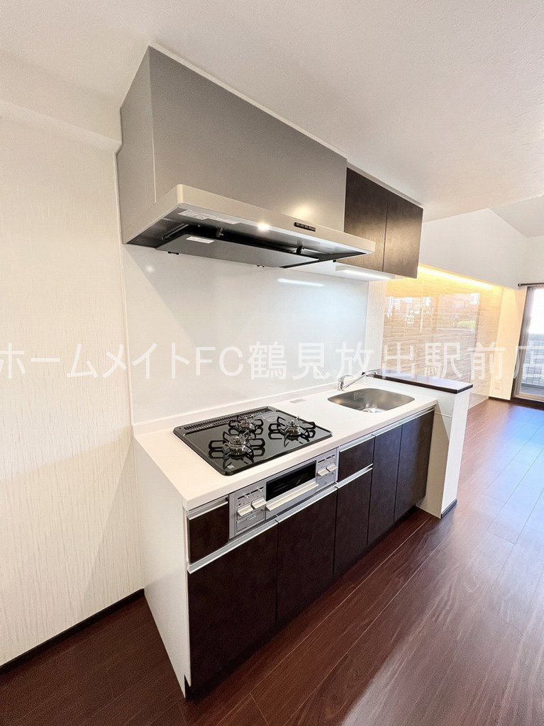 大阪市鶴見区鶴見４丁目の賃貸マンションのキッチン