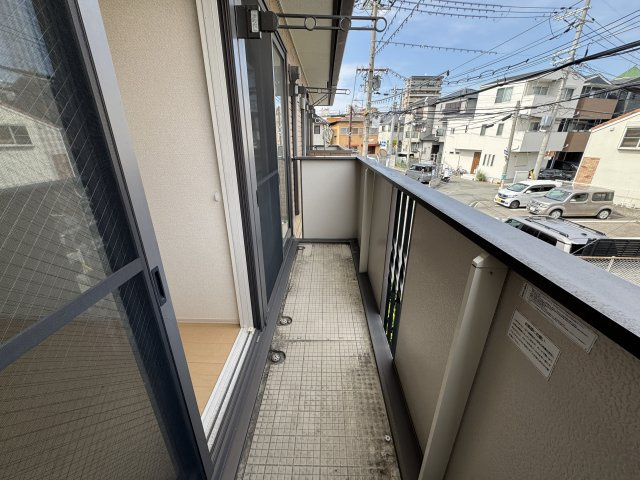 ローズコート中桜塚のバルコニー