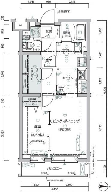 ARCOBALENO NERIMAの間取り