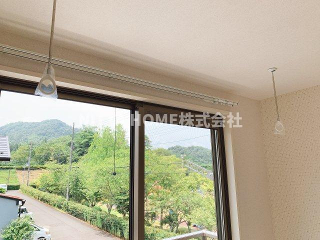 シャーメゾン八反田南の設備|室内物干しスペースです★
