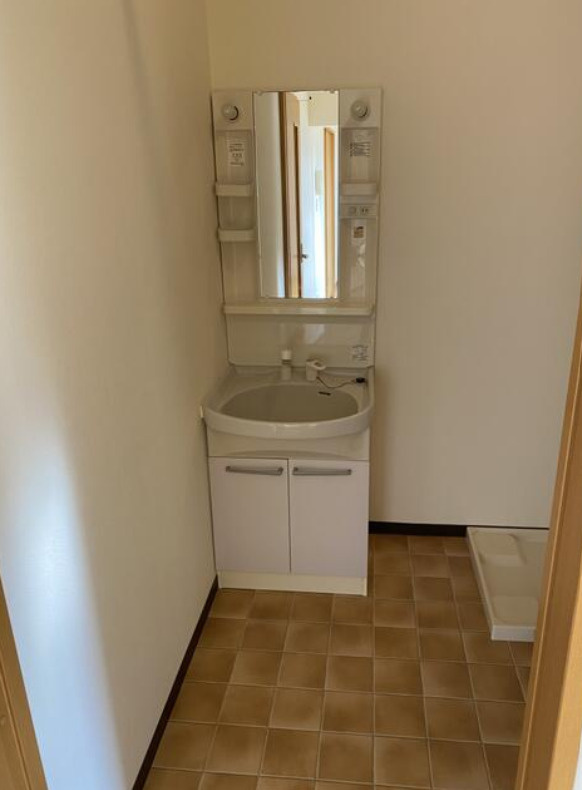 札幌市白石区菊水元町八条1丁目　収益アパートの独立洗面台