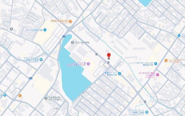 ジークレフ加古川東　4階の地図