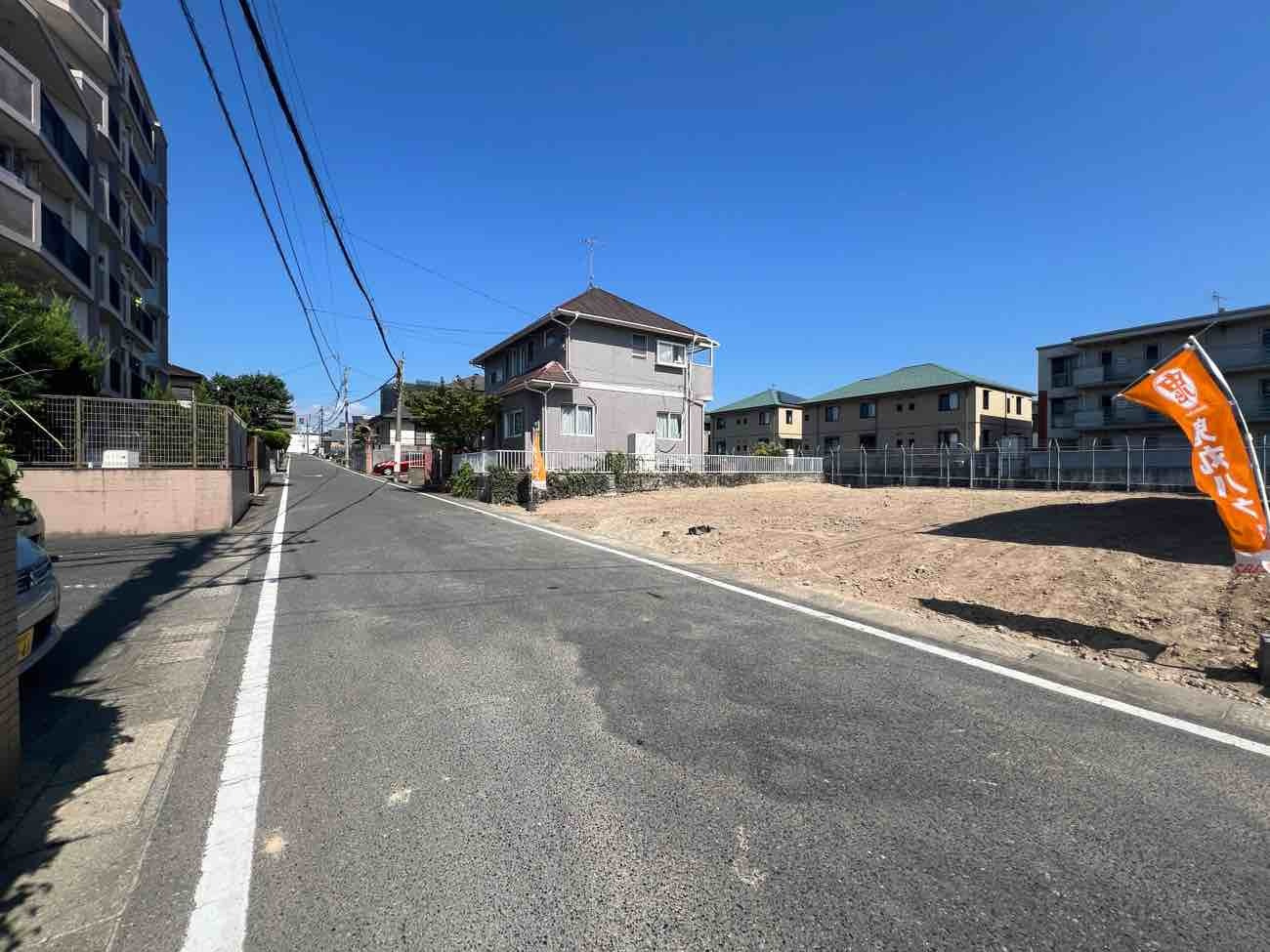 白水ヶ丘三丁目の周辺|現地（2025年8月1日）撮影
