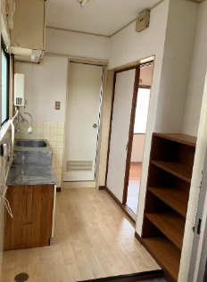 岡山県北区津島笹が瀬　収益アパート　屋外広告収入有のキッチン