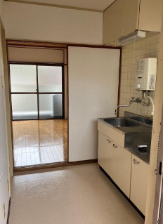 岡山県北区津島笹が瀬　収益アパート　屋外広告収入有のキッチン