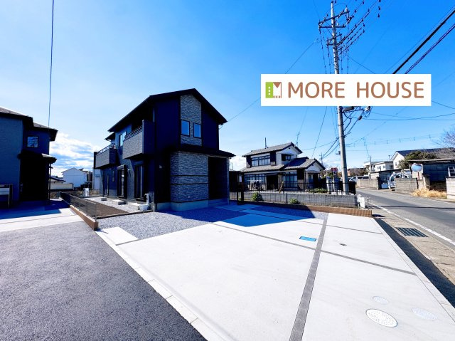 伊勢崎市茂呂南町　新築住宅 1号棟の外観