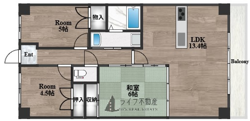 ディオフェルティ石切の間取り