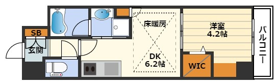 アーバネックス大阪天満橋の間取り