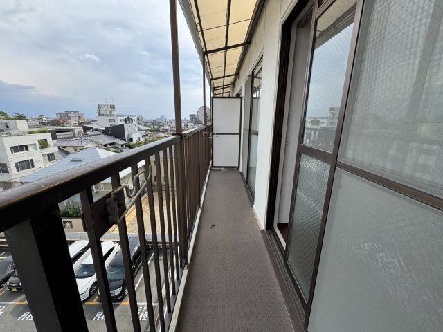 ミレ桜塚のバルコニー