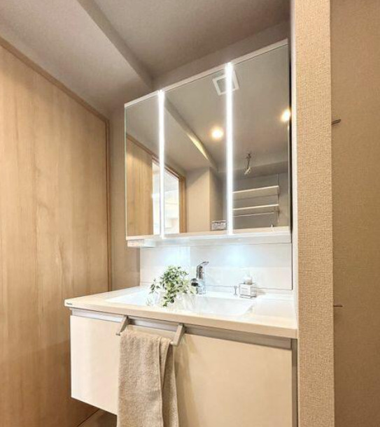 ライオンズマンション新座第２の独立洗面台|使いやすい独立洗面台です