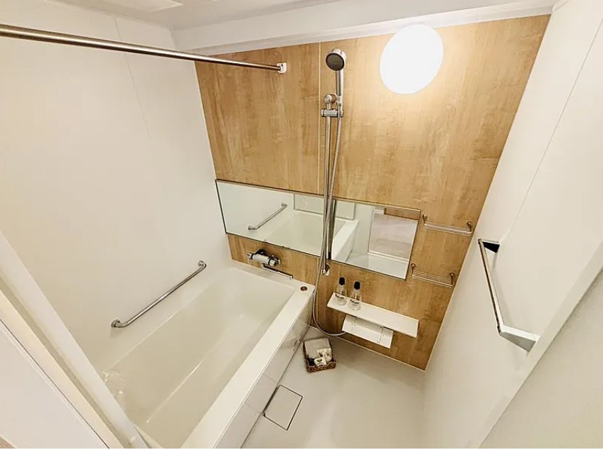 コープ野村夏見５号棟の浴室|日々の疲れを癒すお風呂付です