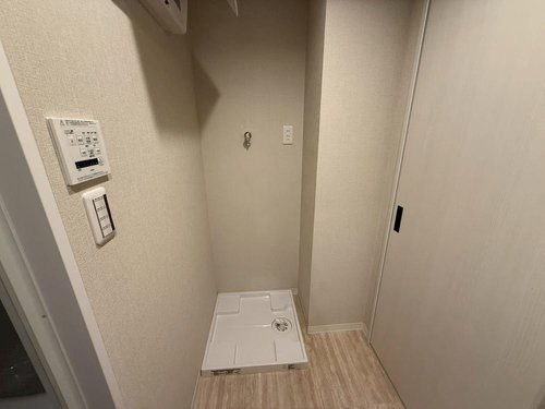 三田狭山ガーデンのランドリースペース|洗濯機置き場です