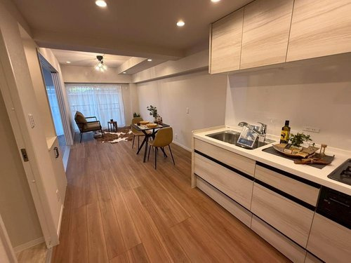 三田狭山ガーデンのキッチン|お料理しやすいキッチンです