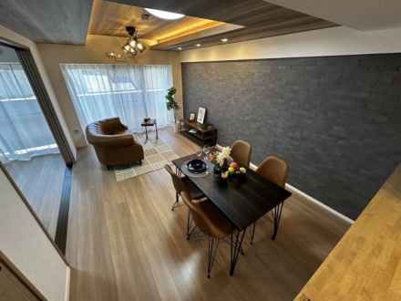 ライオンズマンション津田沼第２の居間・リビング|15.1帖のゆったりとしたリビング