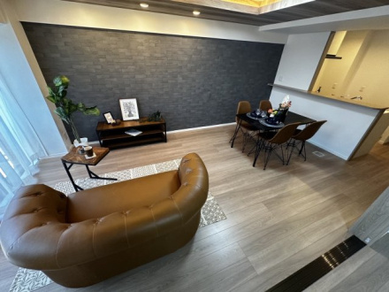 ライオンズマンション津田沼第２の居間・リビング|過ごしやすいリビングです