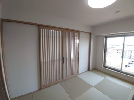 サンライトパストラル五番街Ｂ棟の和室|ゆったりとくつろげる和室です