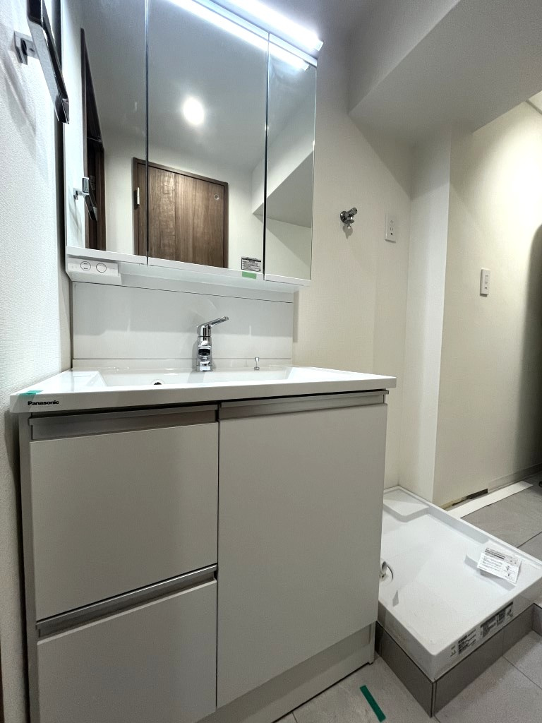 パレ・ドール日本橋の洗面所|忙しい朝には欠かせない洗面所です