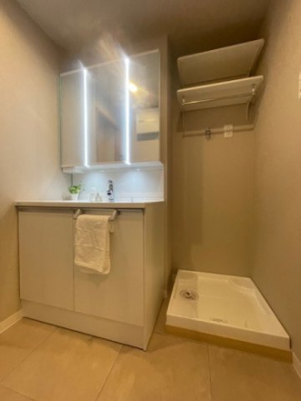 白幡第２コーポサンキョーの独立洗面台|独立洗面台で身支度をすべて済ませてしまいましょう