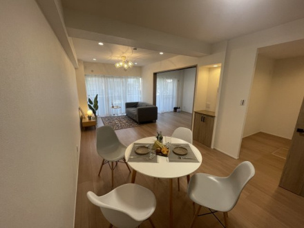 ライオンズマンション上福岡第３の居間・リビング|17帖の広々としたリビング