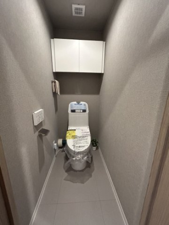 アミティ三郷早稲田6-1-2号棟のトイレ|清潔感のあるトイレです