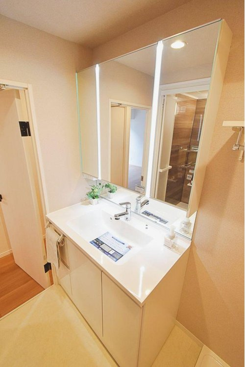 ライオンズマンション本川越の独立洗面台|独立洗面化粧台が付いています