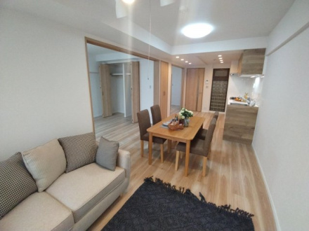 ライオンズマンション西所沢の居間・リビング|12.7帖のゆったりとしたリビング