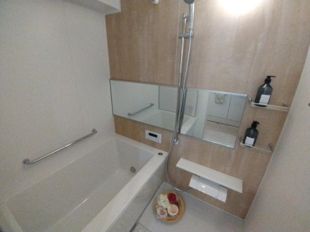 ライオンズマンション西所沢の浴室|落ち着いた空間のお風呂です