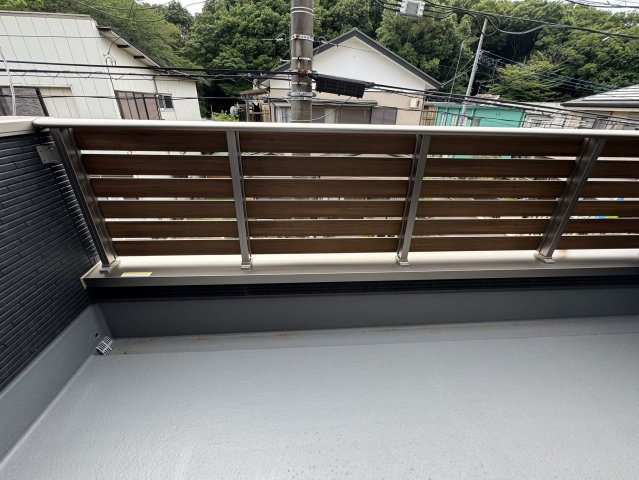 横浜市旭区金が谷　のバルコニー