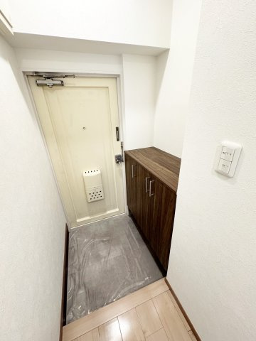 新所沢サンハイツの玄関|シンプルで使いやすい玄関です