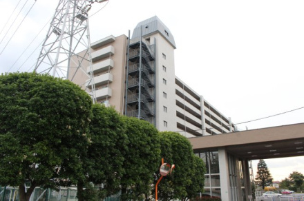 草加松原ハイツＡ棟の外観|落ち着いた雰囲気の外観です