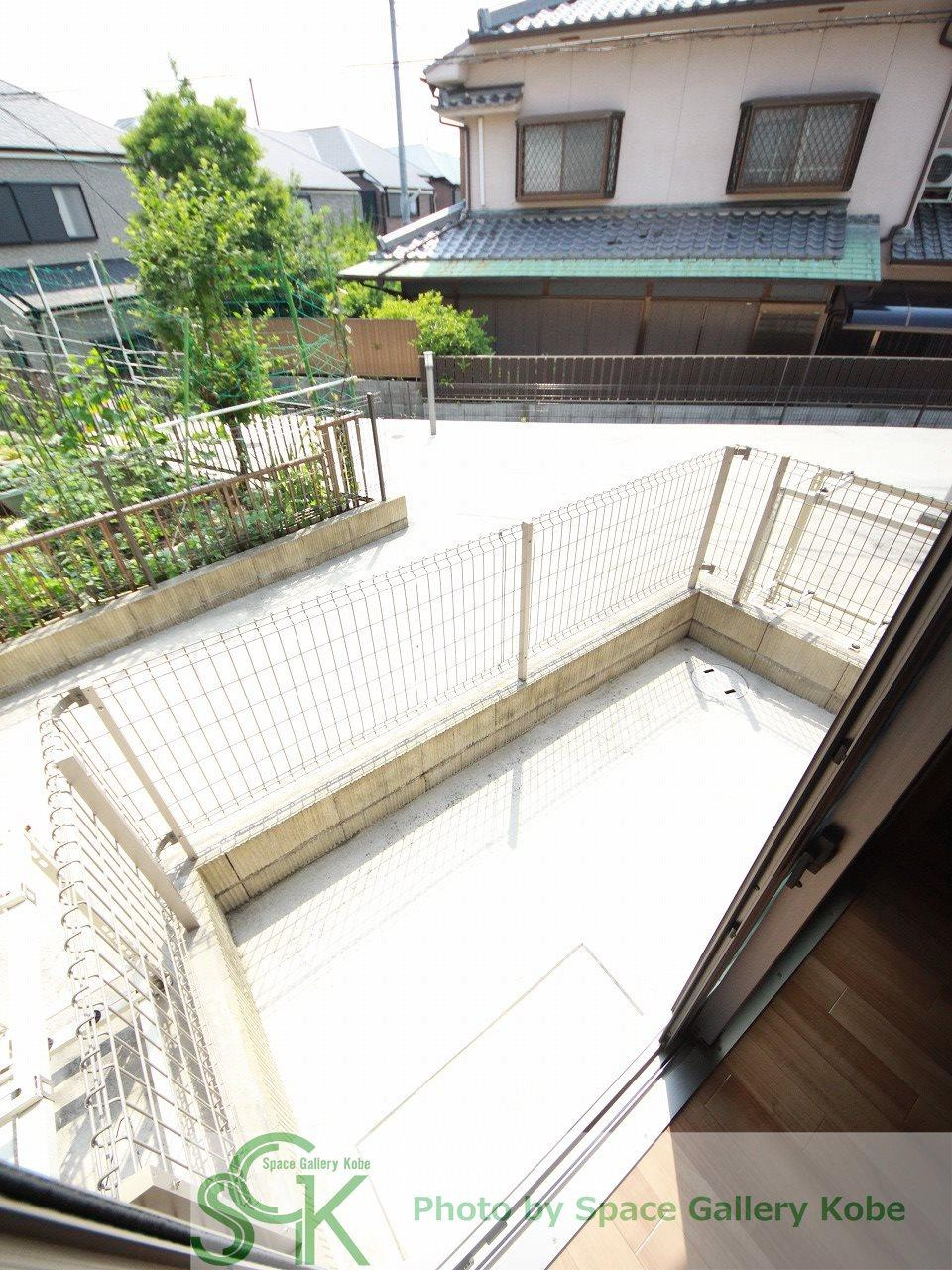 クレールベルヴィル立花　B棟の庭|※お部屋により仕様が異なる場合があります。