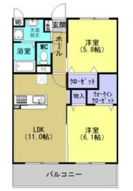 【間取り】 | メゾン　シュシュ