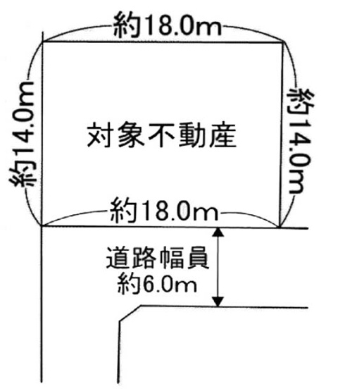 【土地図】 | 桂坂 御陵大枝山町六丁目　売土地 | 土地面積　約76.30坪