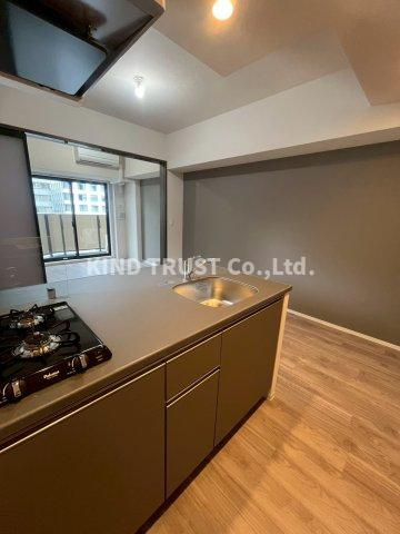 クレストコート堂島のキッチン|きれいなキッチンです