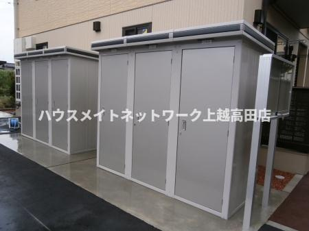 ライフコート上越の設備|外部物置