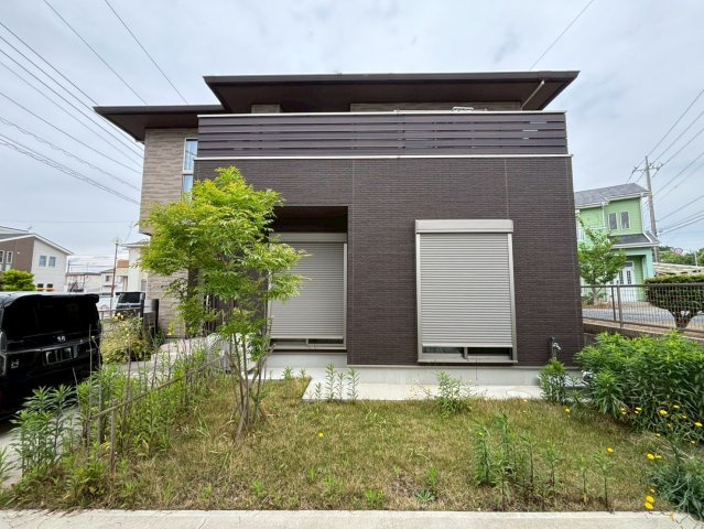 ひたちなか市大字足崎　オール電化住宅の庭