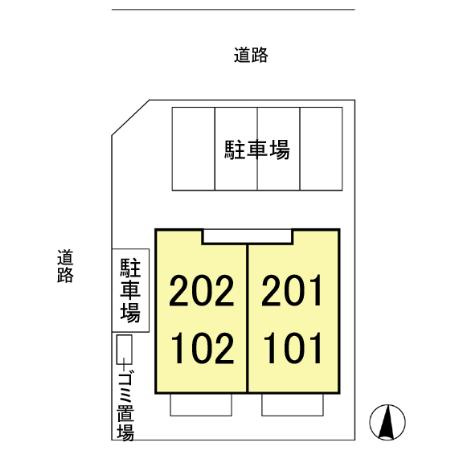 パストラルの区画図