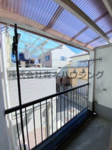 【展望】 | 　寝屋川市田井町28貸家 | 東向きの眺望です