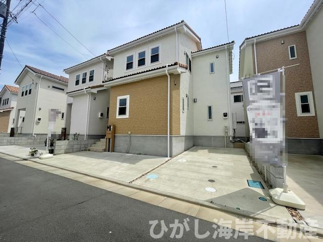 平塚市徳延　新築戸建　全10棟の前面道路含む現地写真|現地外観