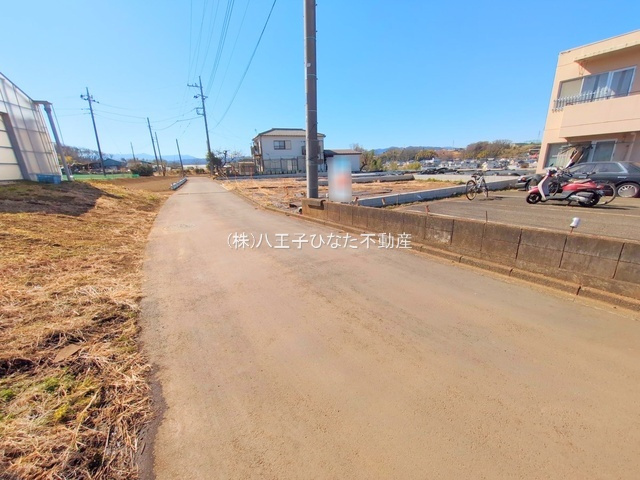 祝　成約済み　八王子市　小比企町　売地の前面道路含む現地写真|～仲介手数料無料☆八王子ひなた不動産～八王子市小比企町　売地