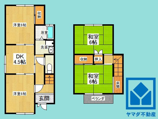 大津市富士見台の間取り